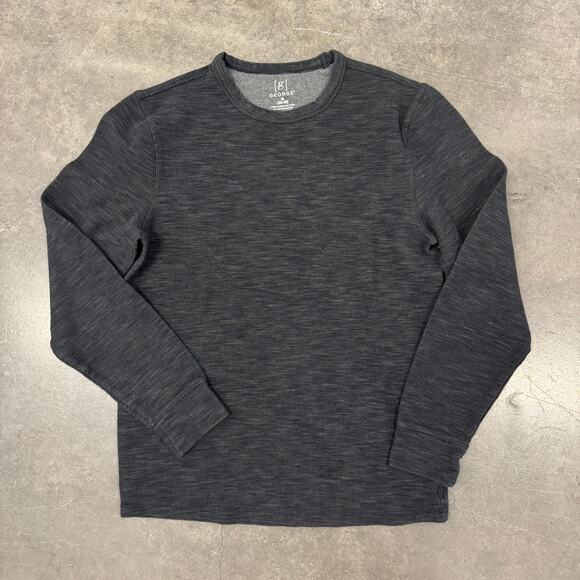 Vintage Other - Vintage Y2K Heavyweight Thermal Waffle Knit Grey Longsleeve George Medium